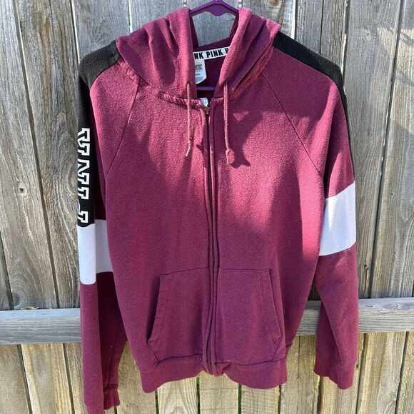 Victoria's Secret Tops - Victoria’s Secret full zip up hoodie size large